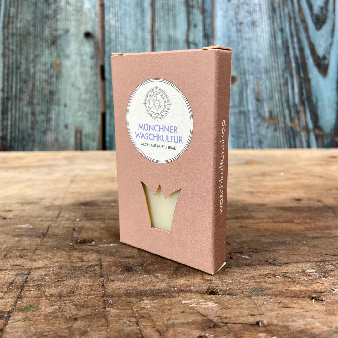 Bavaria – Haarseife mit Bio-Apfelessig (Probierstück)