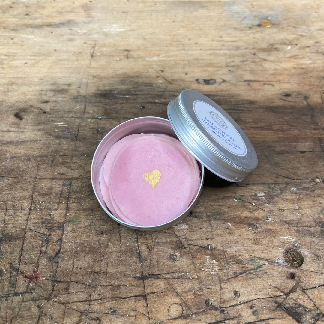 Reiseseifchen Rosi, Seifenpapierchen (Schafmilch-Seife)