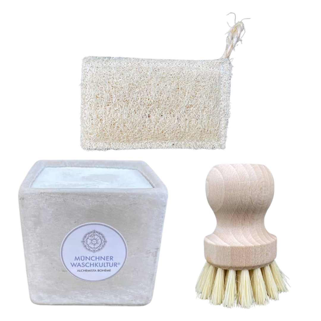 VEGA-SAUBA Spül- und Haushaltsseife Litsea Cubeba (vegan, palmölfrei)