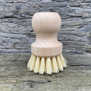 Topfbürste aus Holz mit Naturfaser, hergestellt in Deutschland