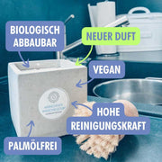 VEGA-SAUBA Spül- und Haushaltsseife Litsea Cubeba (vegan, palmölfrei)