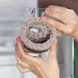 Siefenliebling Seifenkörbchen handgemacht aus Baumwolle waschbar Waschkultur Seifenmanufaktur München