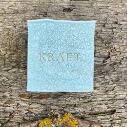 Kraft - Affirmations-Seife mit feiner Mangobutter handgemacht Münchner Waschkultur Seifenmanufaktur