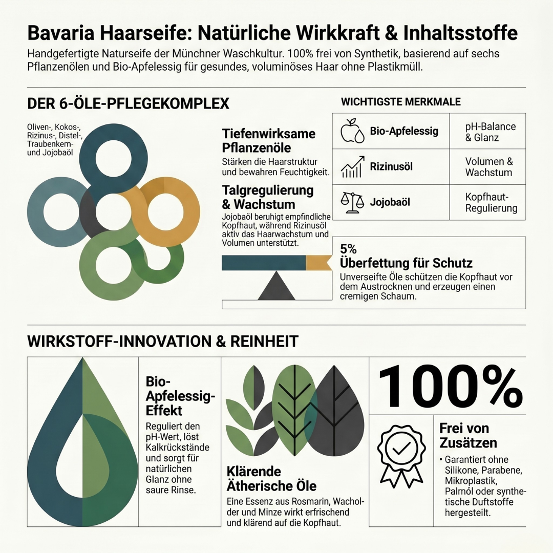 Bavaria – Haarseife mit Bio-Apfelessig
