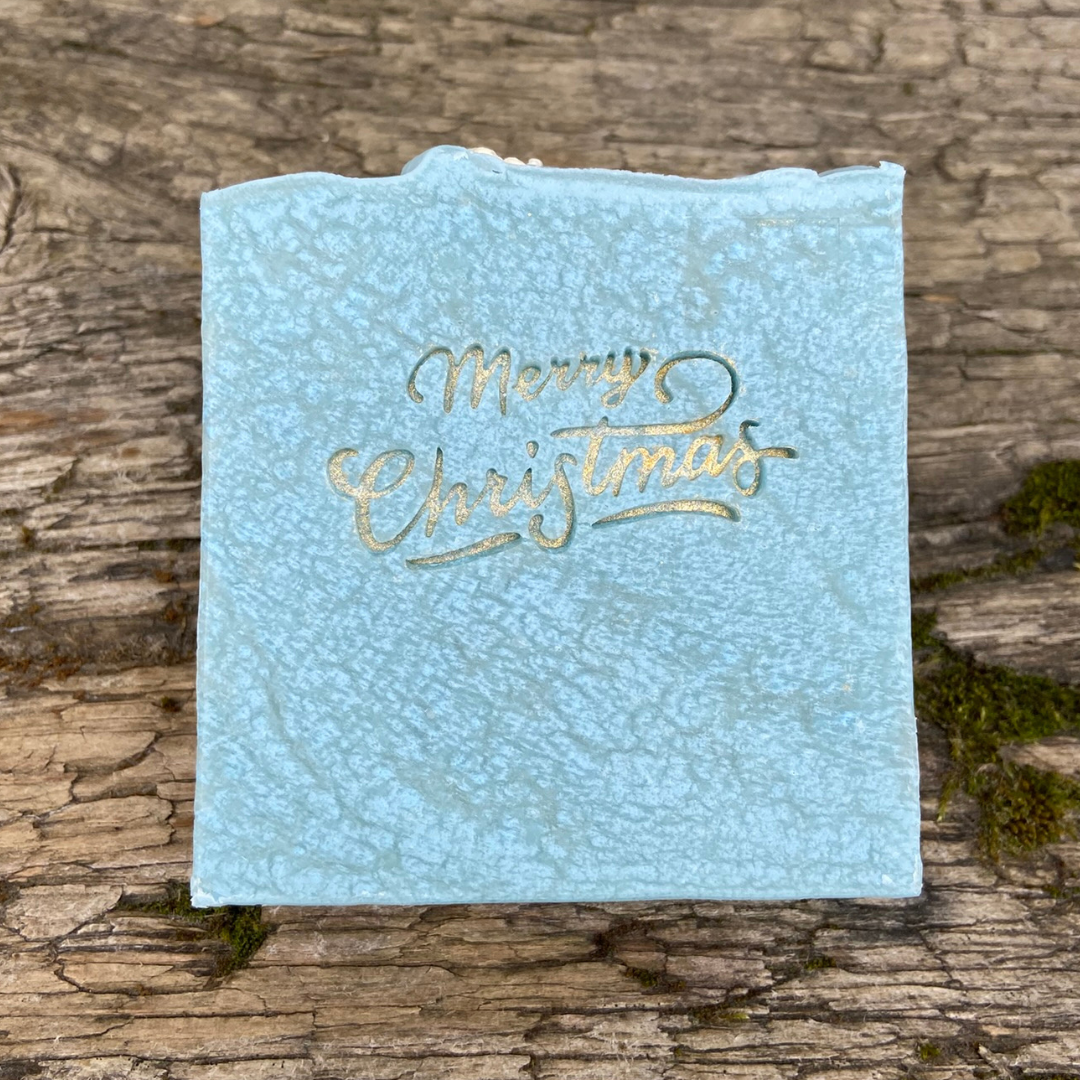 Merry Christmas - Mangobutter-Seife mit feinem Zimtapfelduft