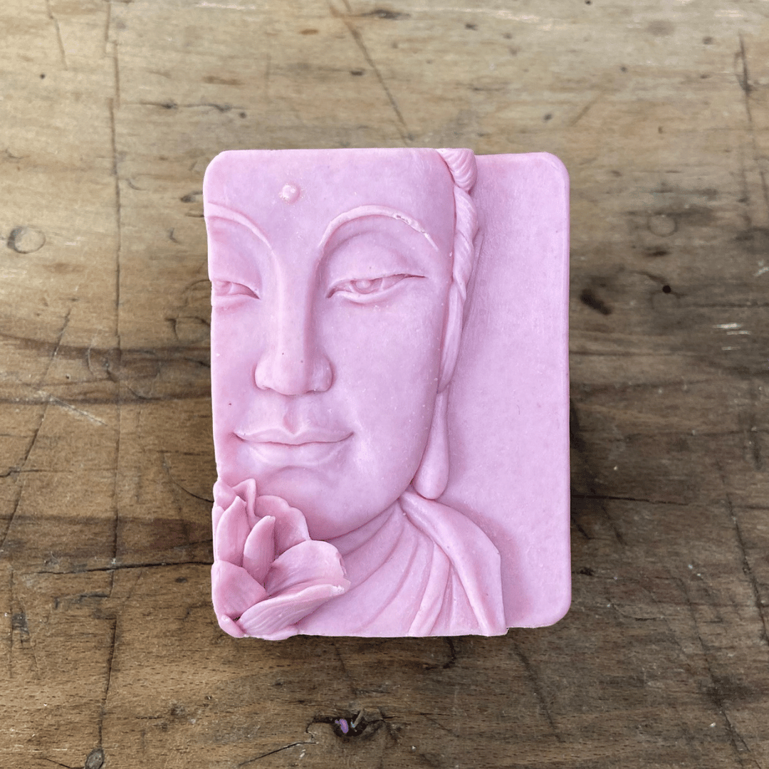 Rosa Buddha - Feine Schafmilchseife mit Rosenduft (Edition)