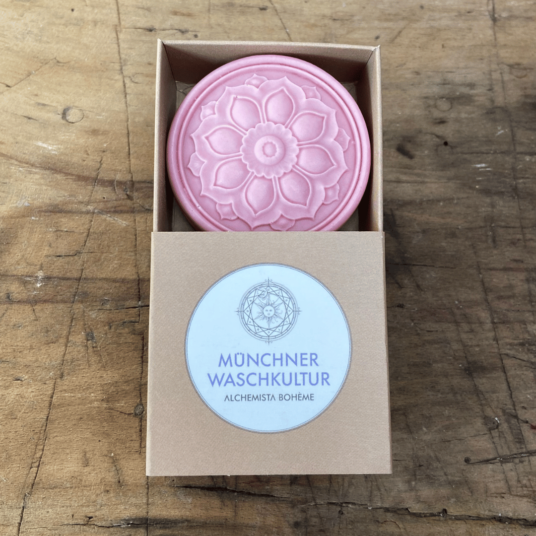 Rosa Mandala - Schafmilchseife mit Rosenduft (Edition)