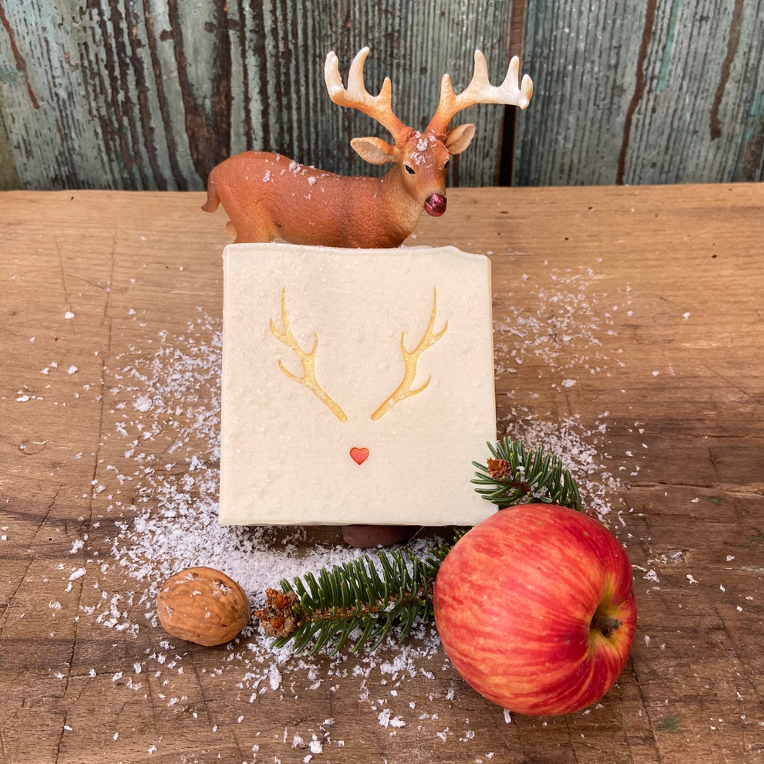 Rudi Rentier - Weiße Mangobutterseife mit Jojobaöl