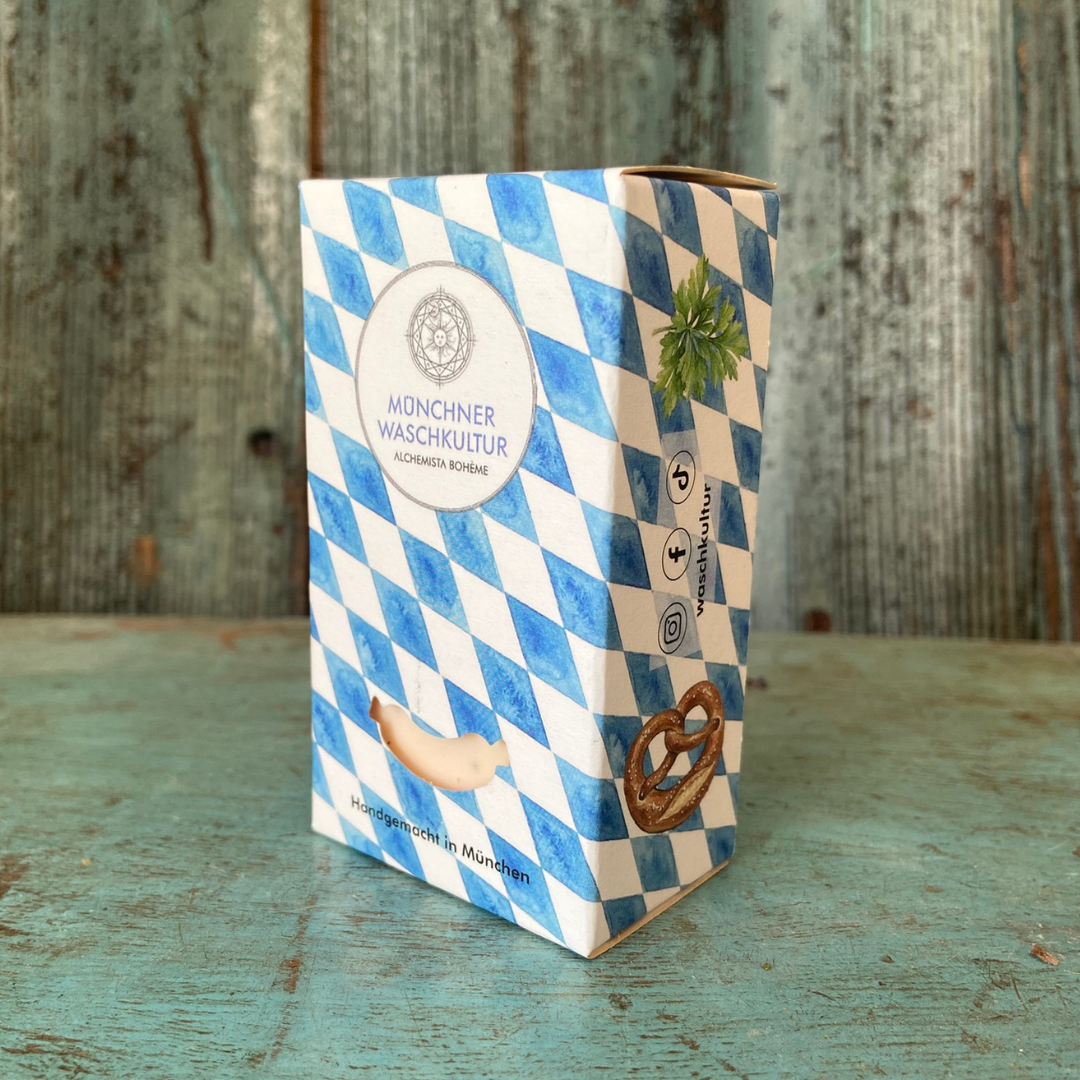 WAGNERS Weißwurstseife (Das Original mit goldener Weißwurst)